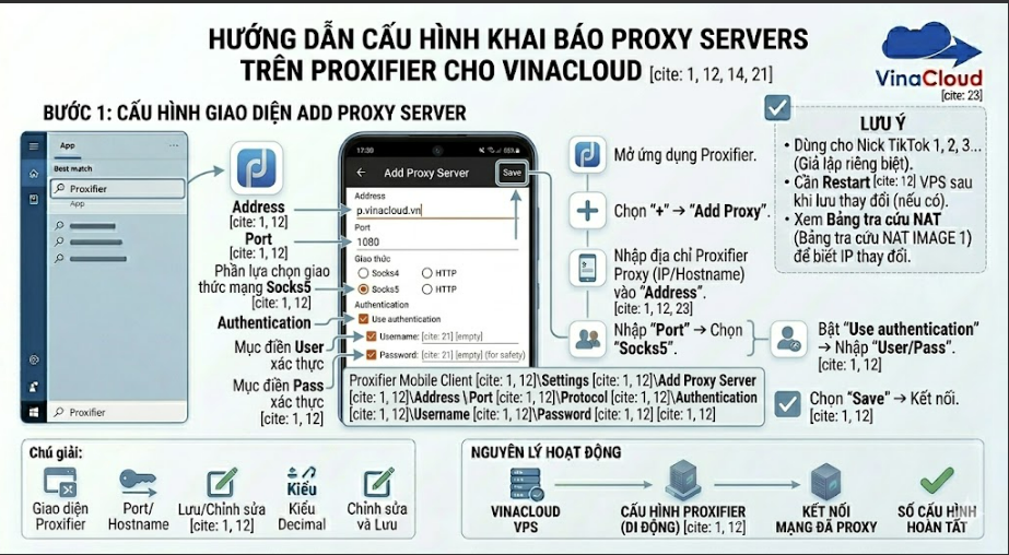 Hướng Dẫn Cách Sử Dụng Proxifier Fake IP Toàn Máy Tính (2026)